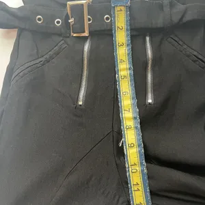 Rehab Black Straight Skinny Leg Women's Trousers Pants Gold Accents Medium thumbnail 8