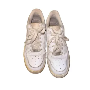 Nike Air Force 1 Low White Leather‎ Sneakers Women's 7.5 Casual Shoes thumbnail 3