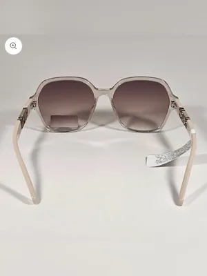 Guess GO00091 45F Butterfly Sunglasses Nude Frame Brown Gradient Lens 57mm NWT thumbnail 5