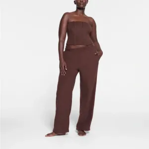 SKIMS‎ Fleece Lounge Pant Size M Cocoa AP-LPT-2171 thumbnail 2