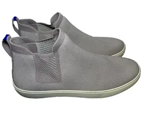 Rothy’s Women’s Chelsea Sneakers Boots Size 11.5 Lilac Gray Knit Comfortable thumbnail 1