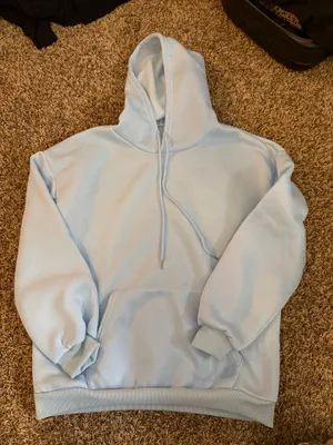 Shein Light Blue Hoodie thumbnail 1