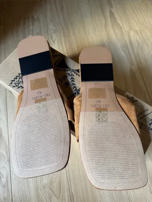 Free People Chestnut Suede Knotted Mule Slides thumbnail 2