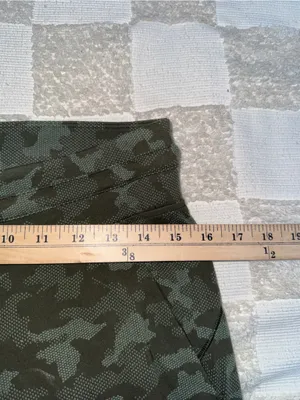 Lululemon Ready to‎ Rulu Jogger 29" Heritage Camo Dark Olive Green Twill size 8 thumbnail 3