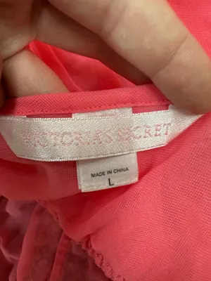 Victoria’s Secret Baby Doll Pink Lingerie Slip Size Large thumbnail 5