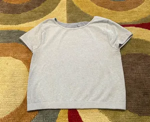 Free People Intimately Cap Sleeve Seamless Cami Tee Shirt Crop Top Size M/L thumbnail 1