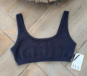 NWT - IVL Collective Jersey Scoop‎ Bra Women Jet Black S thumbnail 1