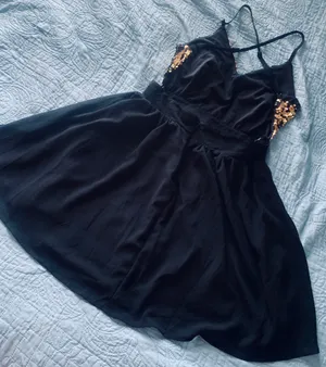 & Other Stories CEcico Golden/Black Sequins dress thumbnail 2