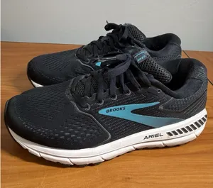 Brooks Ariel 20 Running Shoes Black Teal Mesh Women's Size 8.5B thumbnail 1