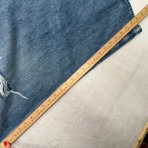 Gap 14 32 Mid Rise Destructed SuperSoft Baggy Jeans Medium Wash Denim 626631 thumbnail 15