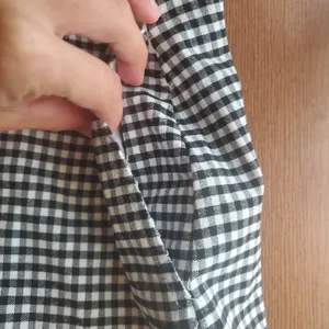 Urban Outfitters Classic Black and White Gingham Checkered Skirt Size Small Pock thumbnail 3