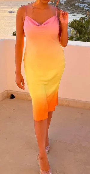 Express sunset dress thumbnail 1