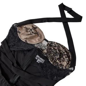 superdown Greta Halter Jumpsuit in Black‎ thumbnail 4