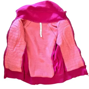 Lululemon Calm & Cozy Raspberry / Guava Lava Jacket Size 6 thumbnail 5
