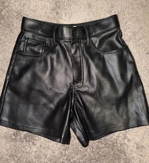 Abercrombie Leather Shorts thumbnail 1