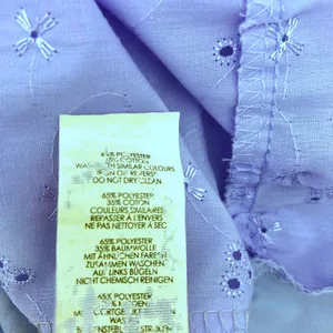 Boohoo Lavender Broderie Anglaise Eyelet Tiered Babydoll Dress 12 thumbnail 12
