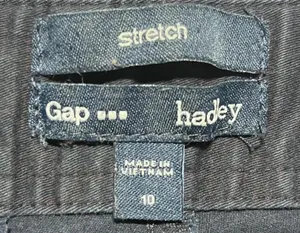 Women’s Gap navy blue stretch pants size 10 preowned thumbnail 3