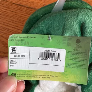 🎅 Elf Movie Holiday Slippers – Fuzzy Lined –NWT 🧦 thumbnail 2