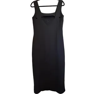 Cupshe Square Neck Maxi Dress‎ Medium Black Vacation Slip Clean Girl Resortwear thumbnail 2
