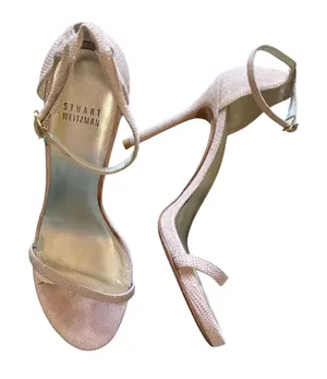 Stuart Weitzman The Nudist Sandals Heels size 7.5‎ thumbnail 1