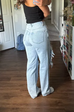 90s Boyfriend PacSun Jeans Distressed High-Rise thumbnail 2