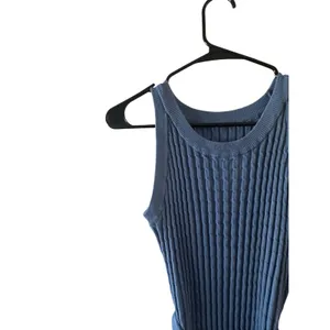V for City Blue Textured Sleeveless Crew Neck Dress Women Sz S thumbnail 8