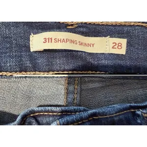 Women’s Levi's 311 Shaping Skinny Jeans Blue Cotton Denim Size 28 thumbnail 5