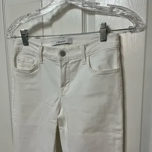 NWT J brand jeans womens‎ size 25 white blanc maria skinny mid rise denim thumbnail 4