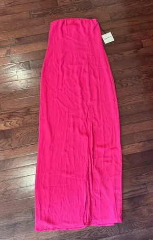 superdown Asher Strapless Dress Pink thumbnail 3