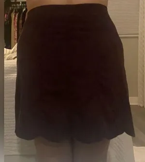 Dark Purple Button Up Skirt Size L thumbnail 7