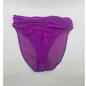 Good American Bikini Set Womens 4 Purple‎ Ruched High Waist Underwire Balconette thumbnail 2