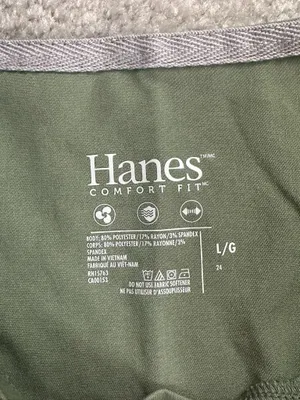 Green Hanes Scrub Top thumbnail 2