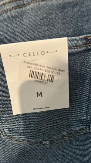 Cello Jean Skirt thumbnail 2