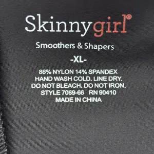 Skinnygirl Smoothers & Shapers Black Biker Shorts XL thumbnail 4
