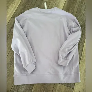 Lululemon Perfectly Oversized Logo Crew Purple thumbnail 5