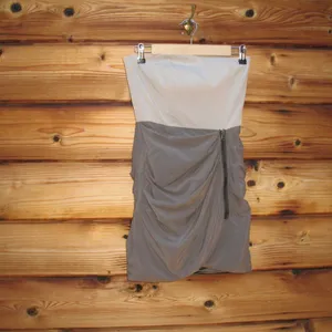 Alice + Olivia Silk Strapless Mini Dress thumbnail 3