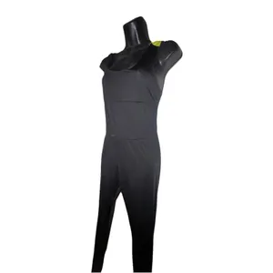 Xl Women's Workout Bodysuit Black and Lime Green. Tank Top Long Legged. Spandex thumbnail 2