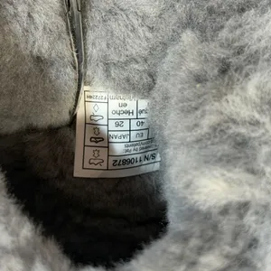 UGG Scuffette II Slippers Size 9 Navy Blue Grey Sheepskin Suede Mules 1106872 thumbnail 8