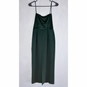 Hello Molly Dark Green Can’t Afford Me Midi Dress NWT thumbnail 9