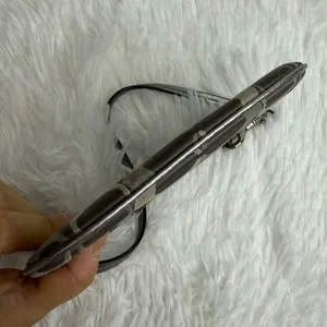COACH Gray Signature Canvas Wristlet thumbnail 4