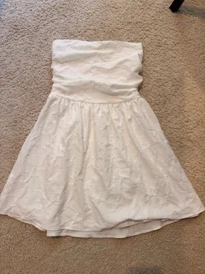Amazon White Strapless Mini Dress thumbnail 2
