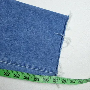 Madewell Kick Out Full-Length Flare Jeans‎ Medium Wash Raw Hem DM7443 Blue 27 thumbnail 10