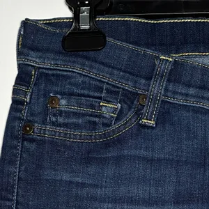 Seven For All Mankind The Skinny Jeans Dark Wash Size 28 Mid Rise Stretch‎ thumbnail 11