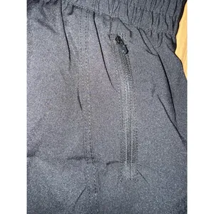 BMJL NEW Women's Sz M Medium High Waisted Athletic Shorts‎ Zipper Pocket Black thumbnail 2
