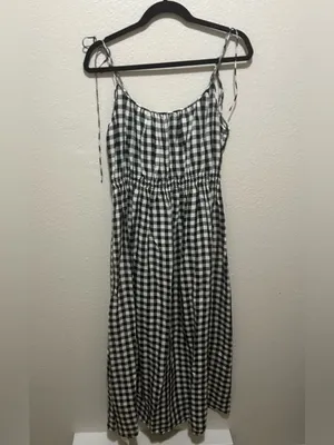 NWT DÔEN Leslie Dress — Marilyn Gingham — Size Large Cottagecore Feminine thumbnail 5