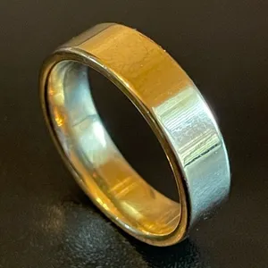 5mm gold stainless steel ring size 11.5 thumbnail 1