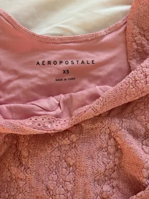 Y2K Pink Off-The-Shoulder Aeropostale Long Sleeve Top thumbnail 3
