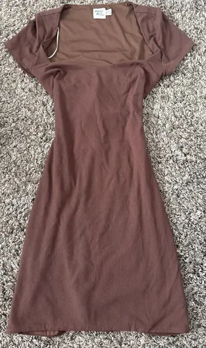 Princess Polly Dress Brown thumbnail 1