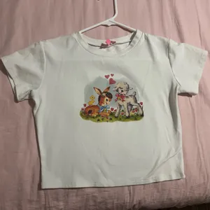 Sugar Thrillz White Animal Friends Tee thumbnail 1