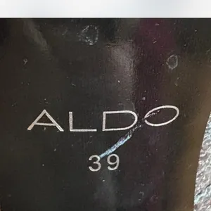 ALDO Silver Sequin Platform Pumps Size 39 / US 8 Sparkly Party Heels thumbnail 6